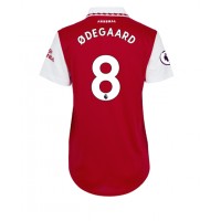 Arsenal Martin Odegaard #8 Fotballklær Hjemmedrakt Dame 2022-23 Kortermet